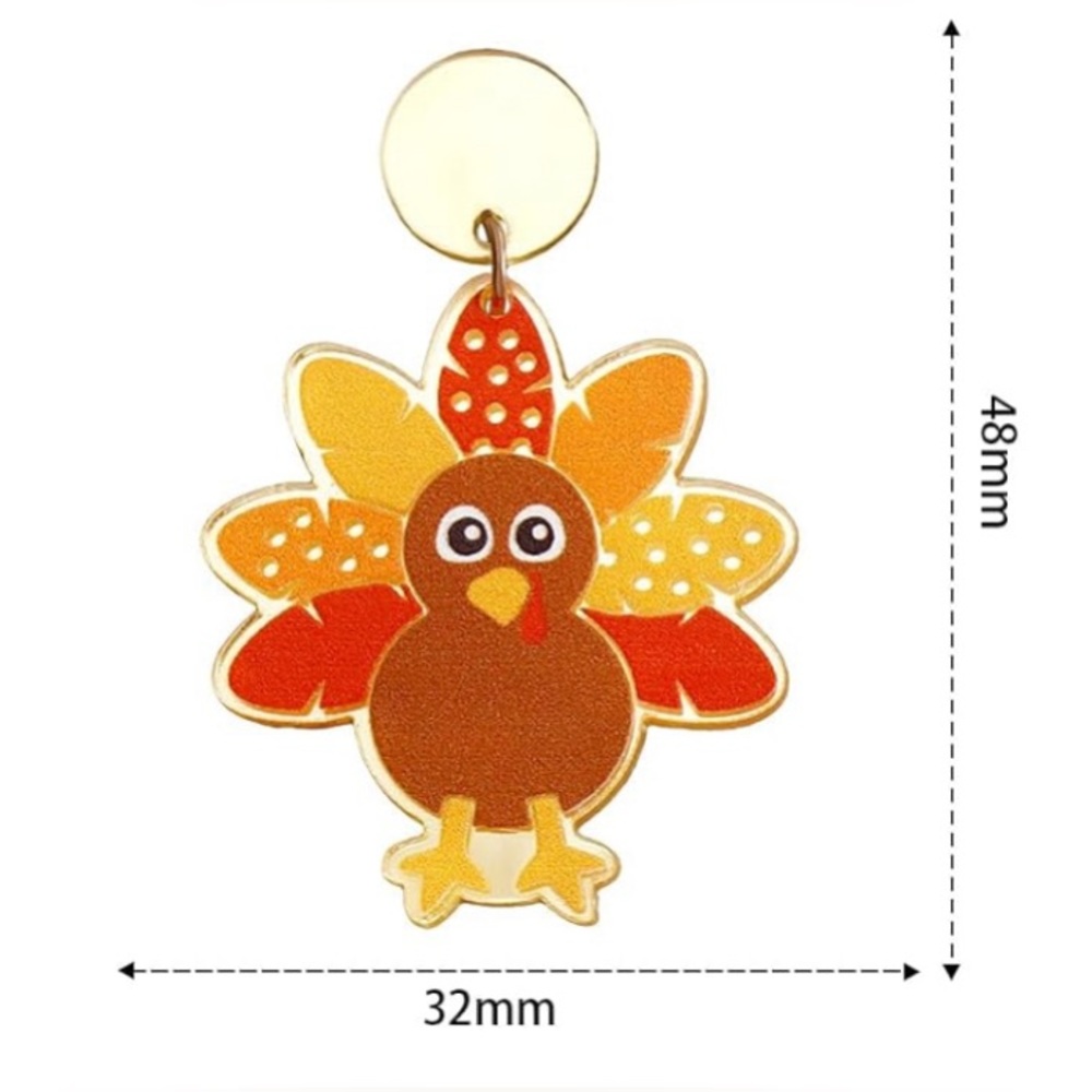 Thanksgiving Earrings 🦃 - Picture 2 of 2